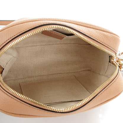 Gucci Pebbled Calfskin Small Soho Disco Bag Camelia 5 of 7
