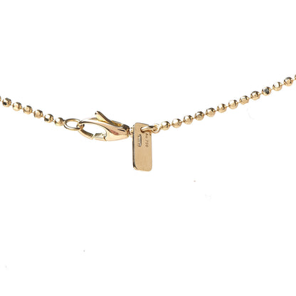 Gucci 18K Yellow Gold Icon Fringe Pendant Necklace 6 of 8