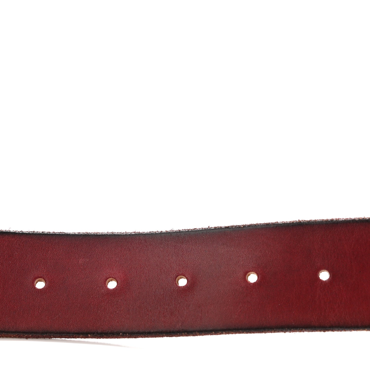 Gucci Faded Calfskin Double G 40mm Belt 90 36 Red 4 of 6