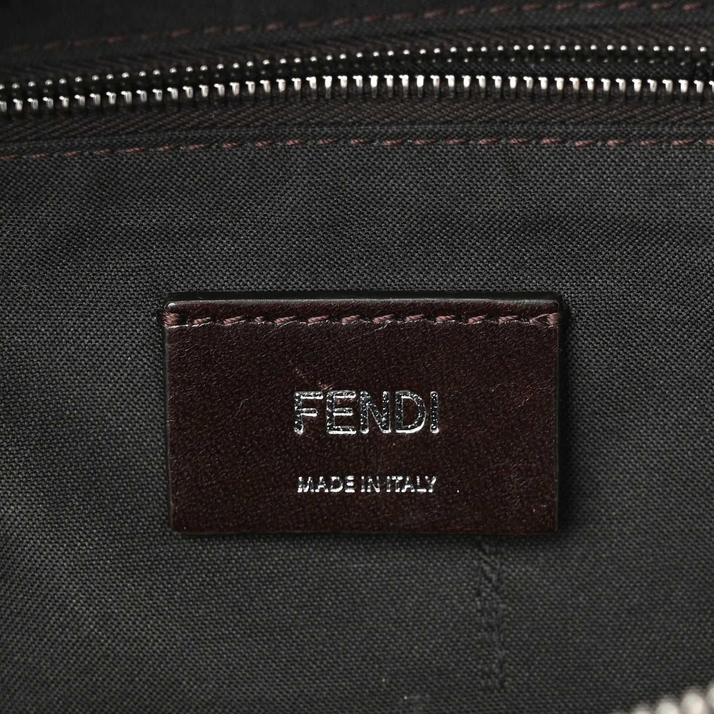 Glazed Fabric Vitello King FF 1974 Diagonal Belt Bag Tobacco Moro Cuoio