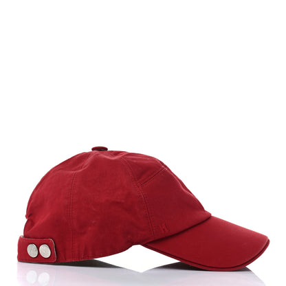 Hermes Cotton H Cap 57 Red 5 of 10