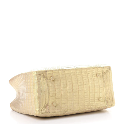 Nancy Gonzalez Crocodile Tote Gold 4 of 13