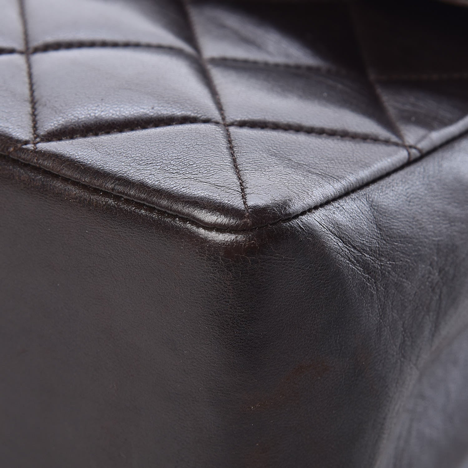 Chanel Lambskin XL Jumbo CC Single Flap Brown 14 of 18