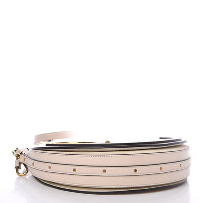Chloe Goatskin Suede Medium Pixie Bag Abstract White 5 of 8