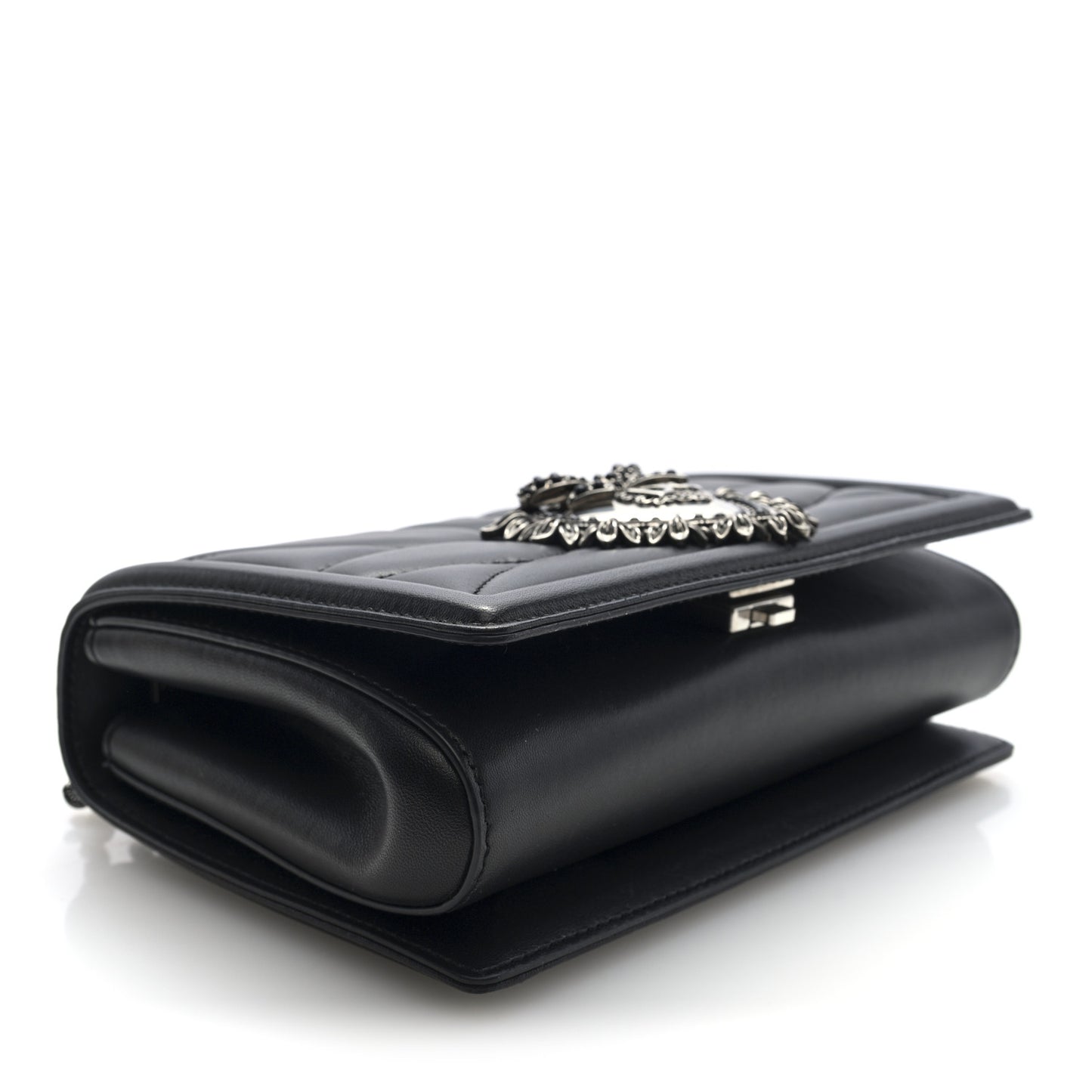 Nappa Medium Devotion Crossbody Bag Black