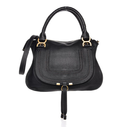 Chloe Calfskin Medium Marcie Satchel Black 1 of 8