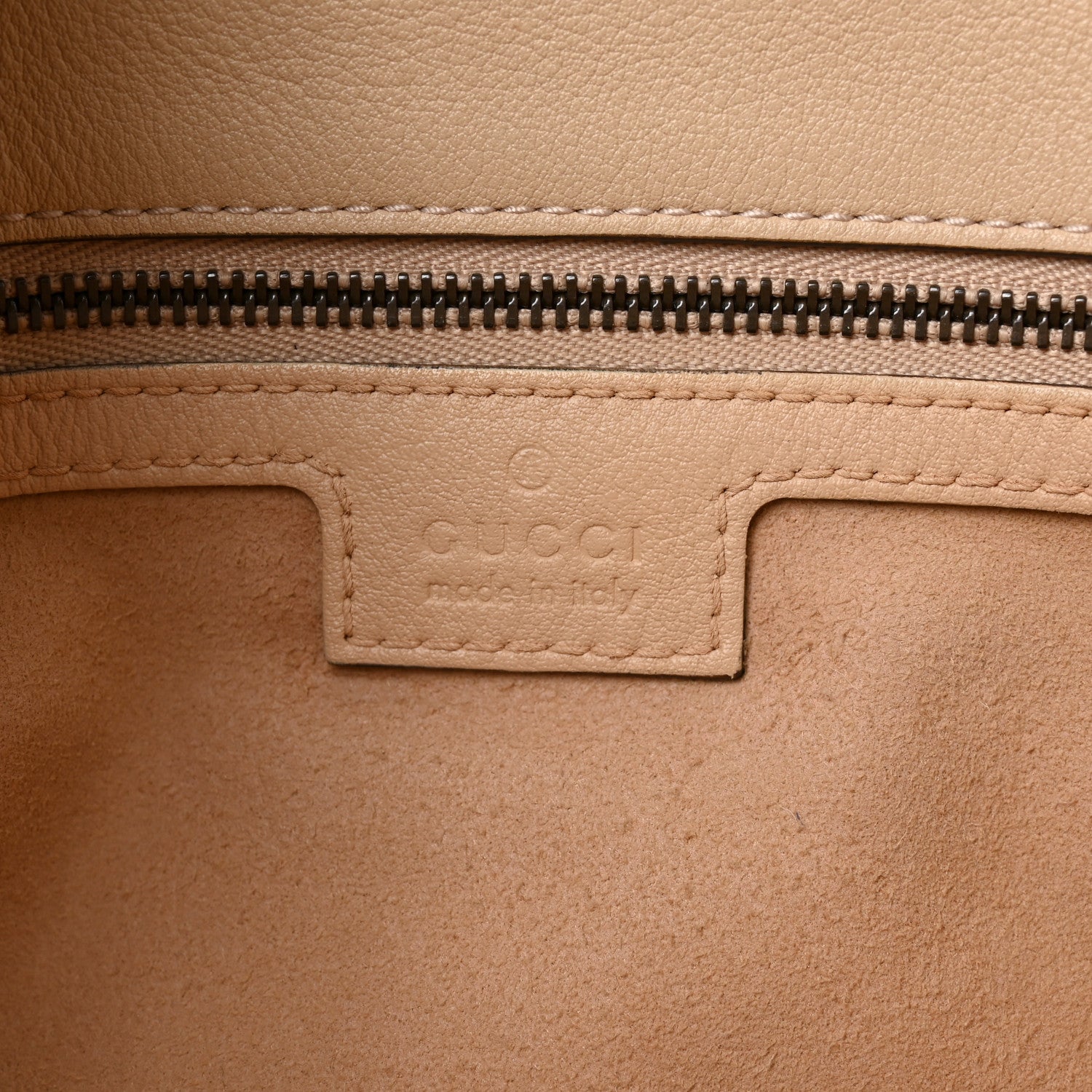 Gucci Calfskin Medium Diana Round Tote Bag Oatmeal 6 of 10
