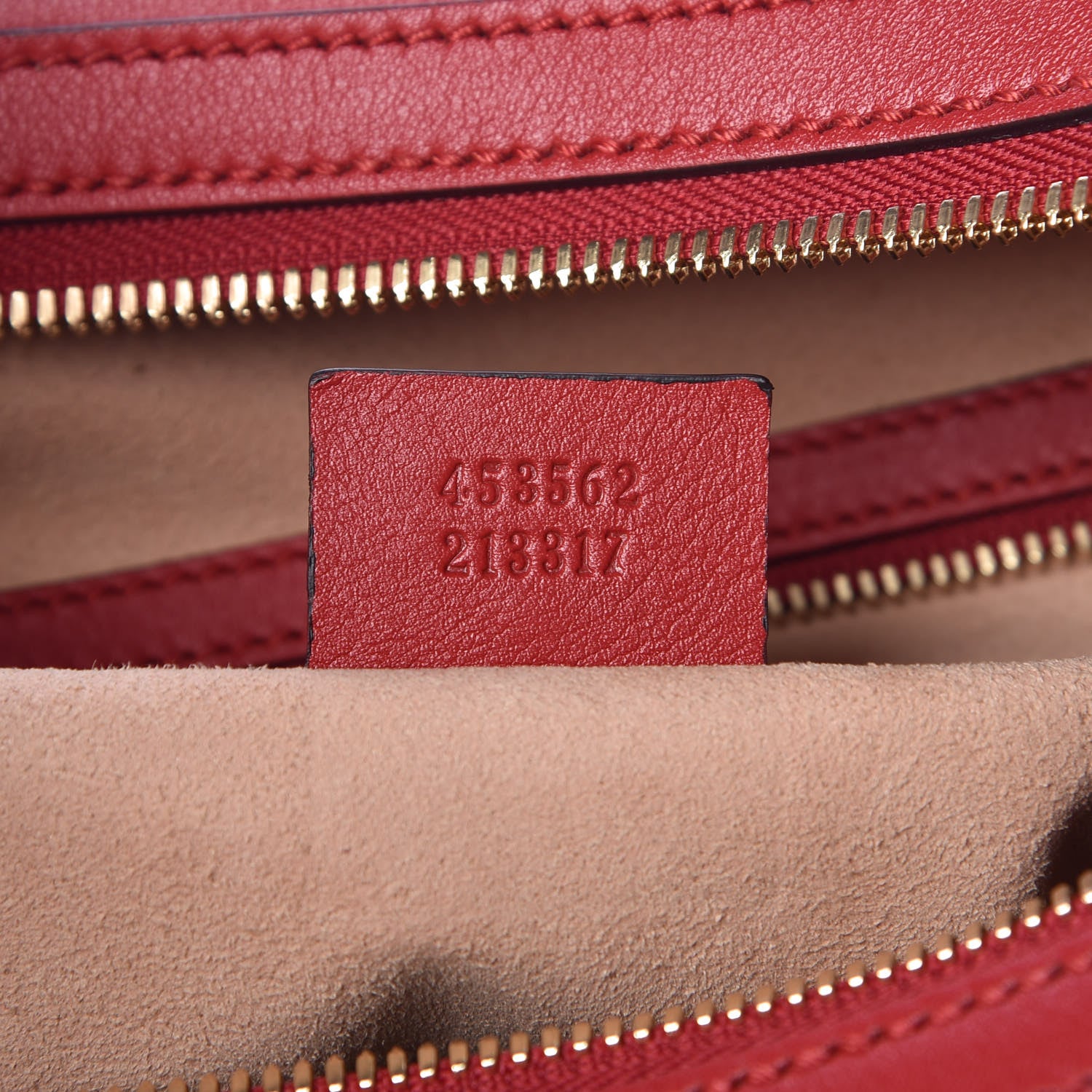 Gucci Apollo Calfskin GG Dadini Embroidered Chain Hobo Hibiscus Red 7 of 8