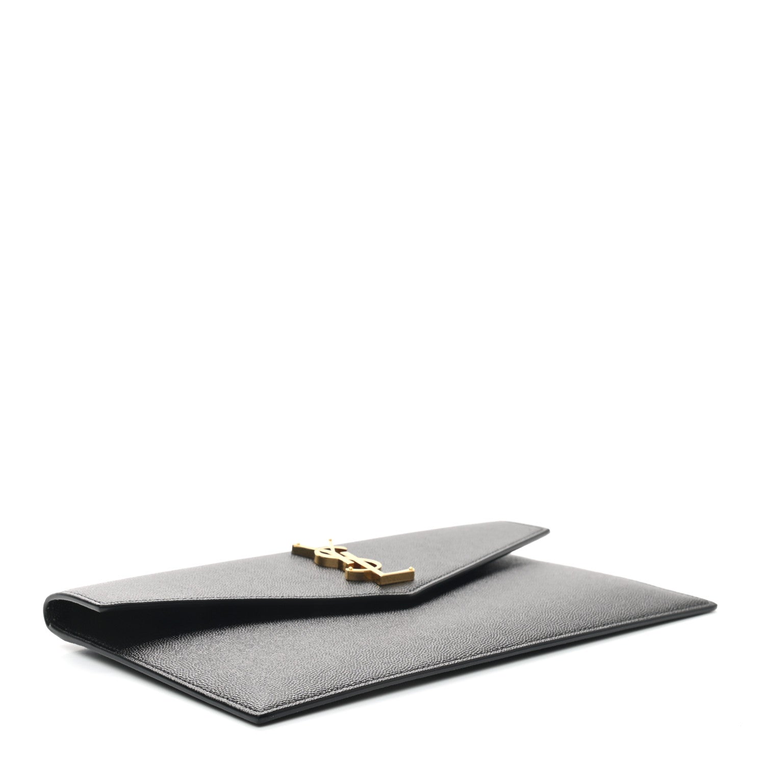 Saint Laurent Grain De Poudre Uptown Pouch Black 4 of 7