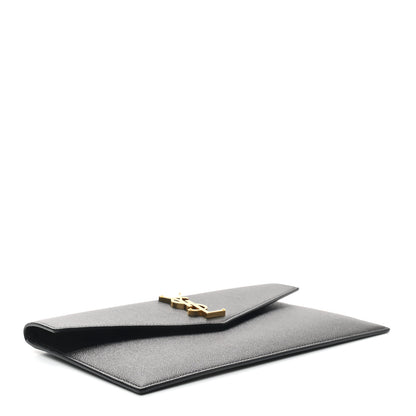Saint Laurent Grain De Poudre Uptown Pouch Black 4 of 7