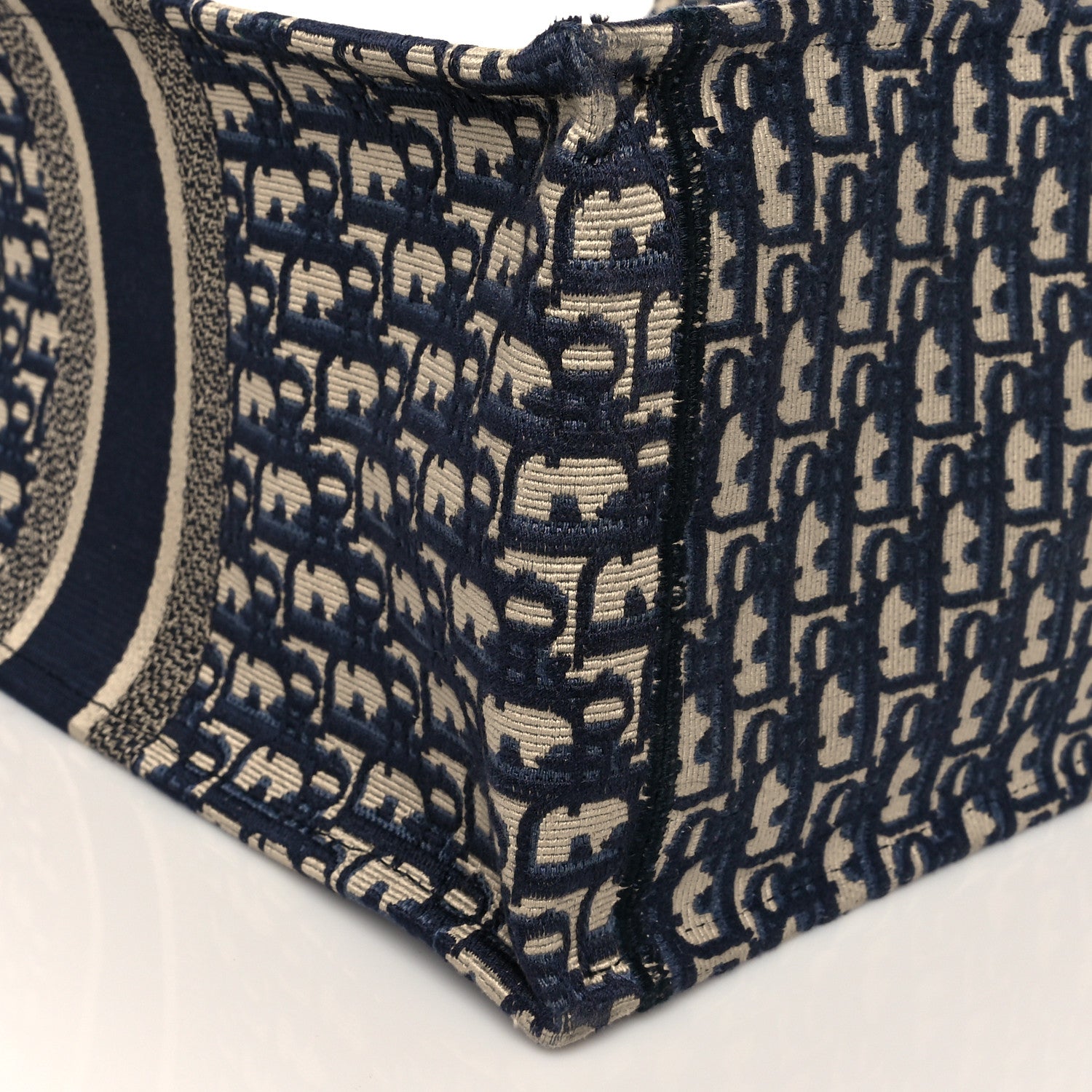 Christian Dior Oblique Large Book Tote Blue Multicolor 10 of 12