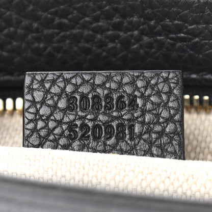 Gucci Pebbled Calfskin Small Soho Disco Bag Black 7 of 14