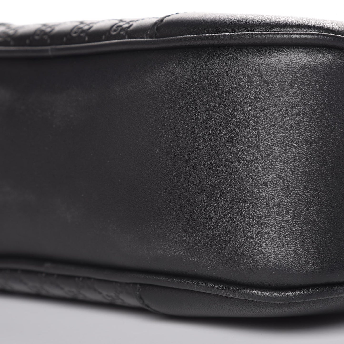 Microguccissima Mini Bree Messenger Bag Black