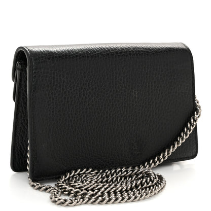 Gucci Calfskin Super Mini Dionysus Shoulder Bag Black 3 of 10