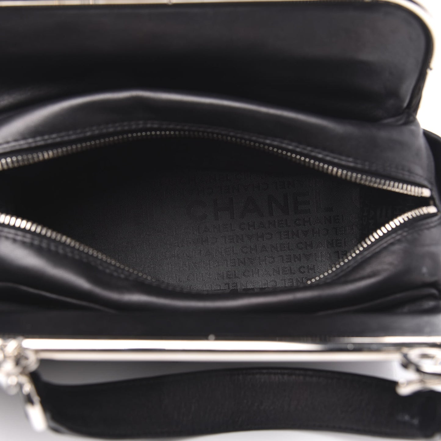Lambskin Ultimate Soft Frame Bag Black