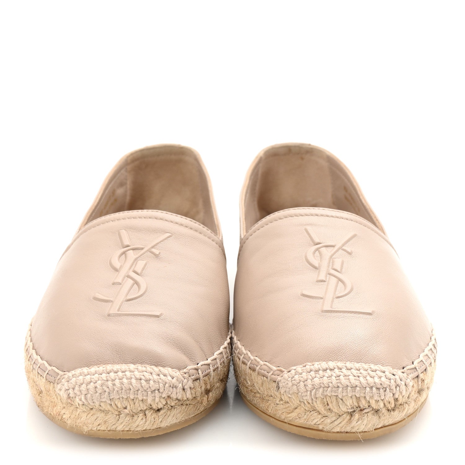 Saint Laurent Nappa Monogram Espadrilles 37 Rose Poudre 3 of 10