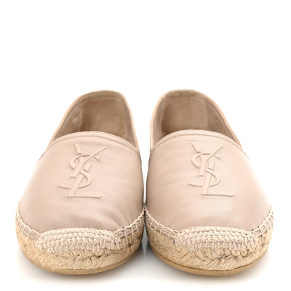 Saint Laurent Nappa Monogram Espadrilles 37 Rose Poudre 3 of 10