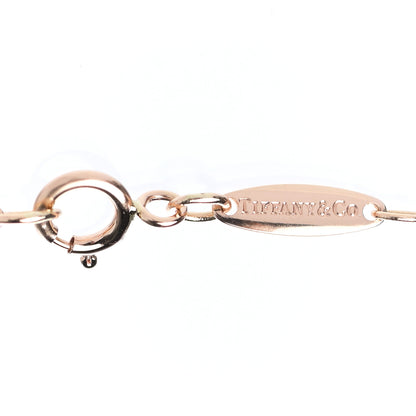 Tiffany 18K Rose Gold 12mm Elsa Peretti Bean Pendant Necklace 4 of 8