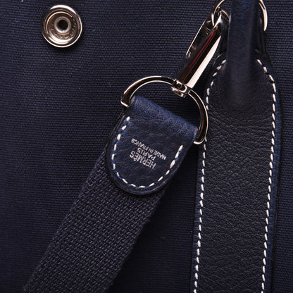 Hermes Toile Negonda Garden File PM Bleu Marine 9 of 12