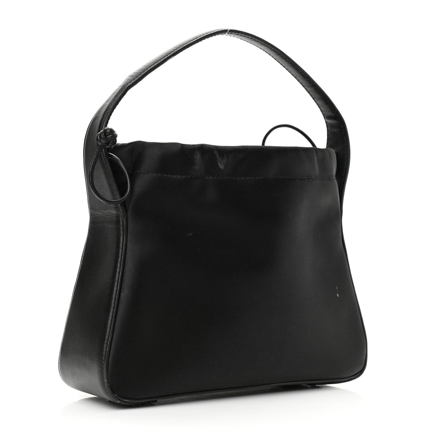 Lambskin Nylon Small Ryan Bag Black