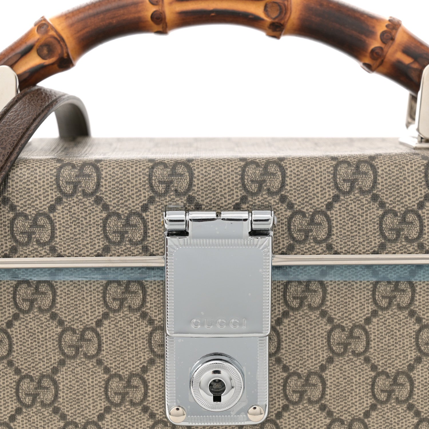 Gucci GG Supreme Monogram Globe-Trotter Beauty Case Brown 8 of 10
