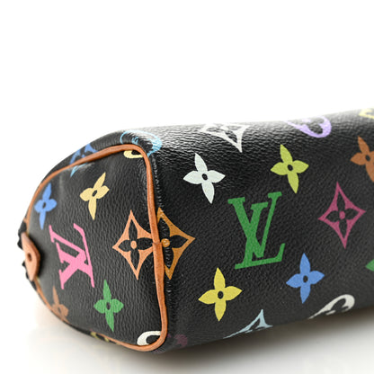 Louis Vuitton Monogram Multicolor Mini Sac HL Speedy Black 8 of 10