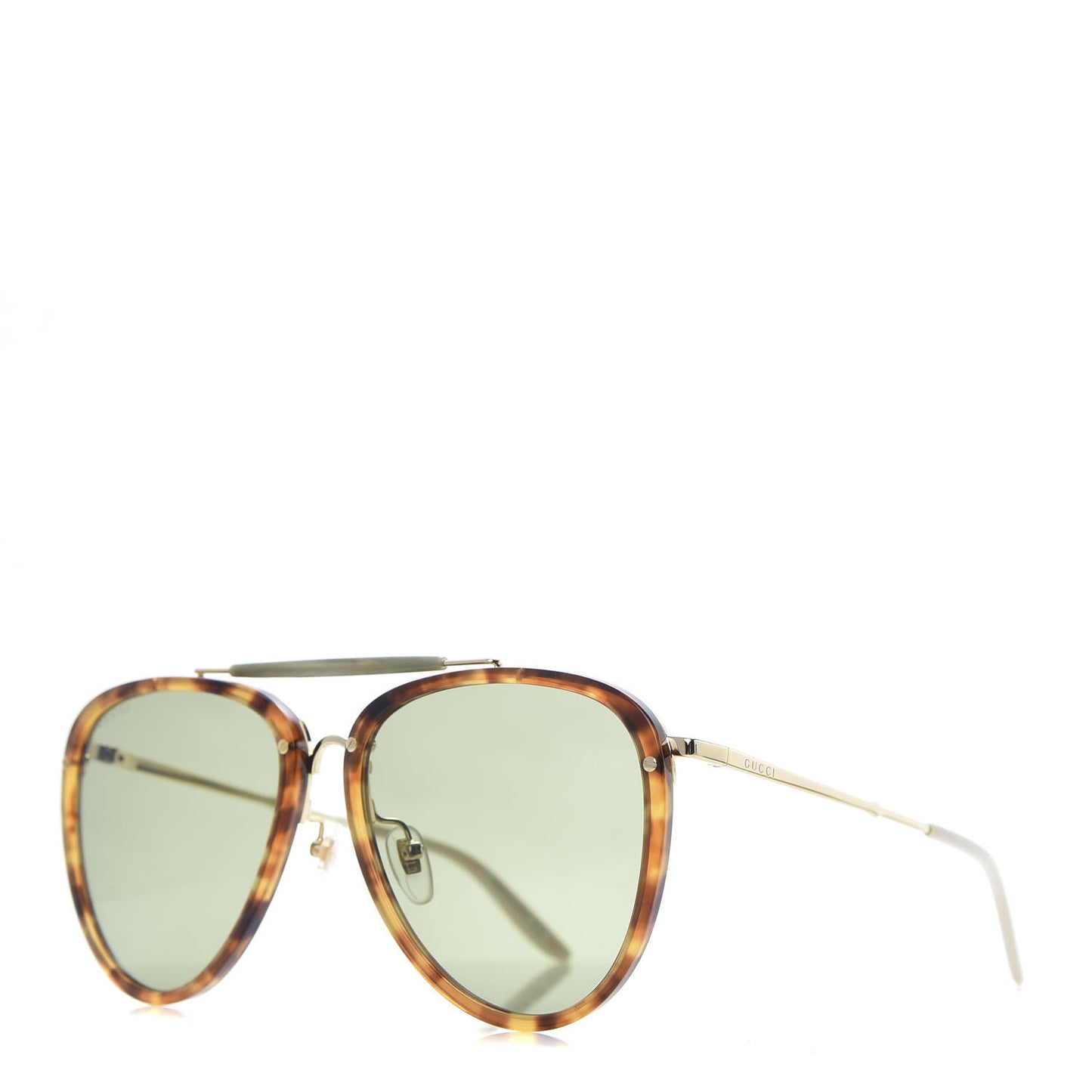 Aviator Sunglasses Tortoise GG0672S Havana
