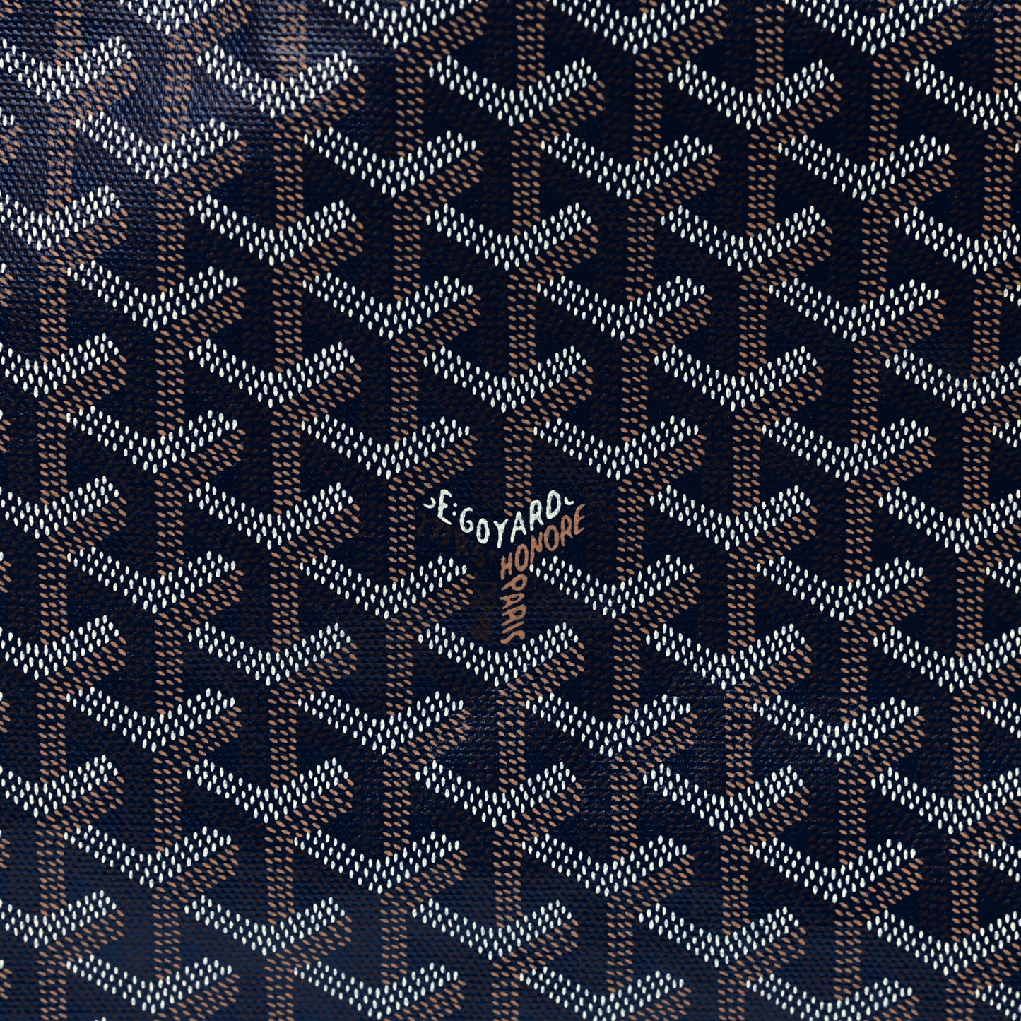 Goyardine Reversible Anjou GM Navy