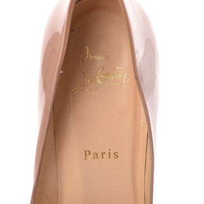 Christian Louboutin Patent Pigalle 100 Pumps 39.5 Nude 9 of 10