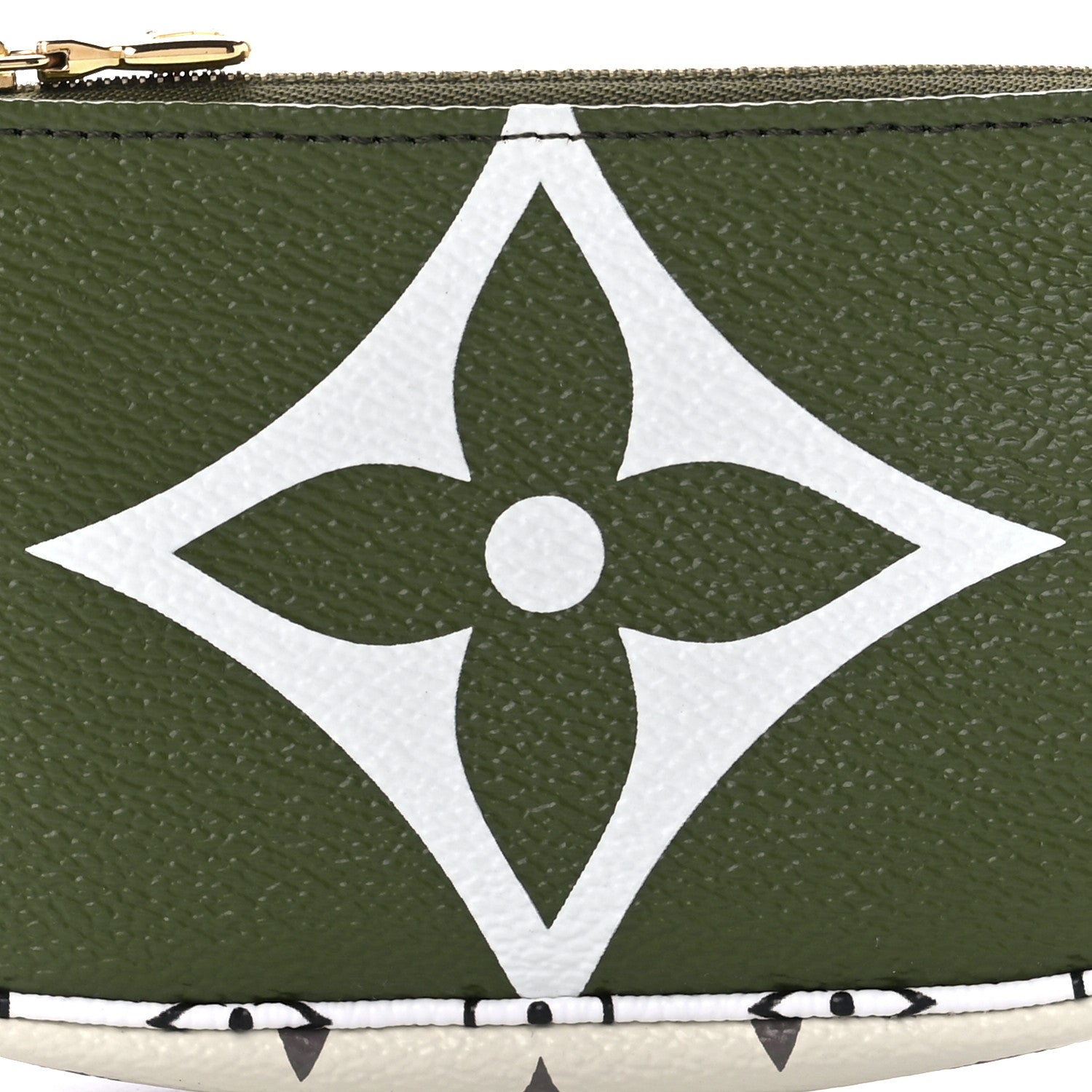 Louis Vuitton Monogram Giant Micro Pochette Accessories Kaki White 8 of 9