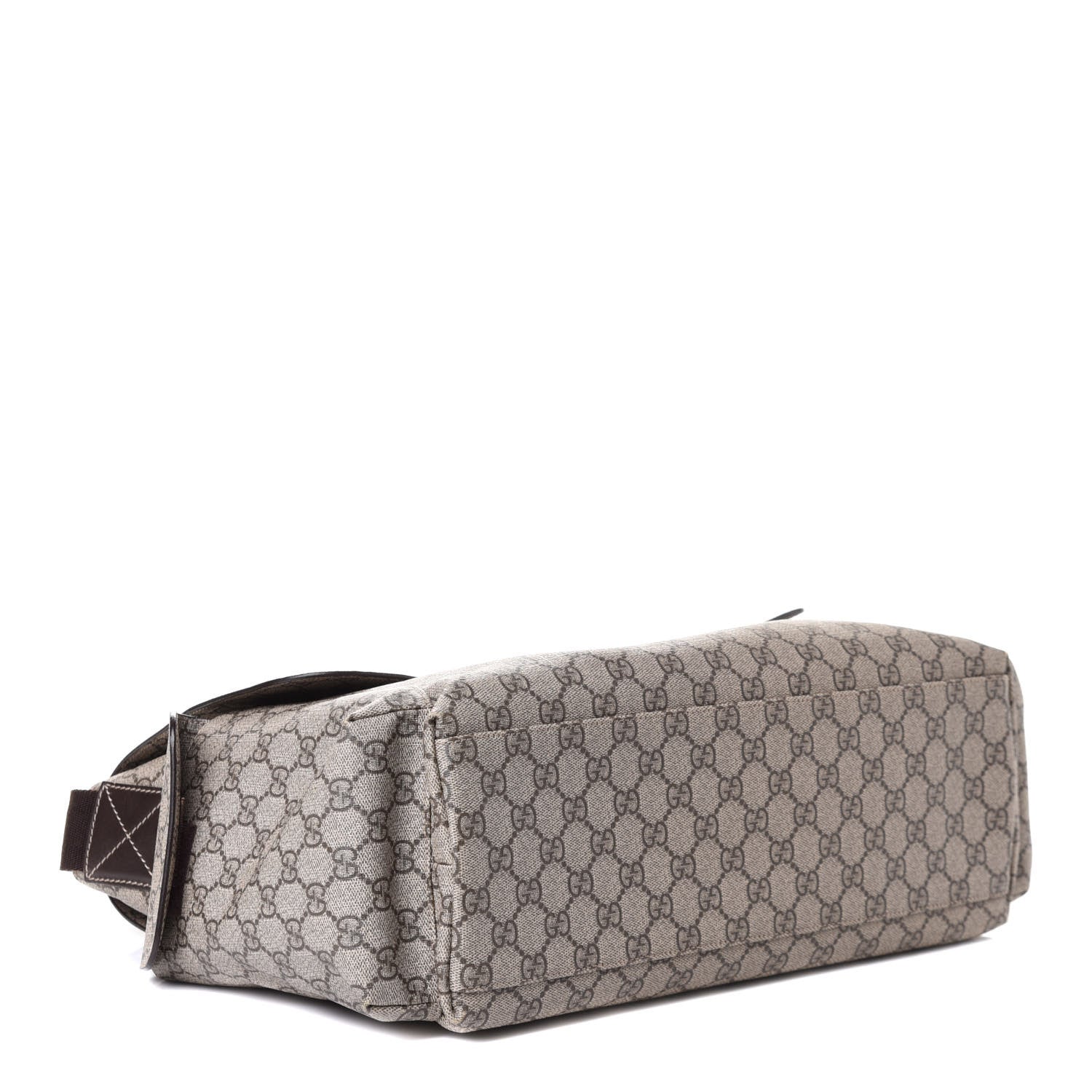 Gucci GG Plus Monogram Messenger Diaper Bag Dark Brown 3 of 4