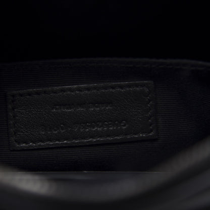 Saint Laurent Calfskin Matelasse Monogram Lou Camera Bag Black 6 of 13