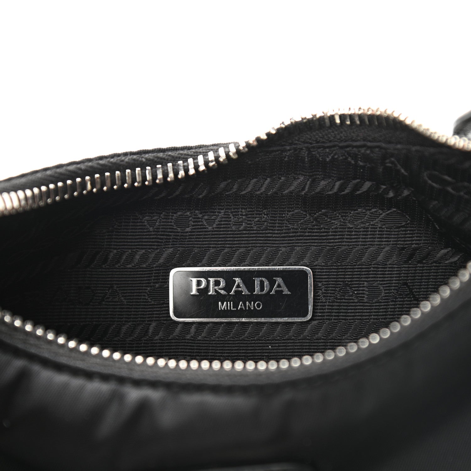 Prada Nylon Re-Edition 2005 Shoulder Bag Black 6 of 10