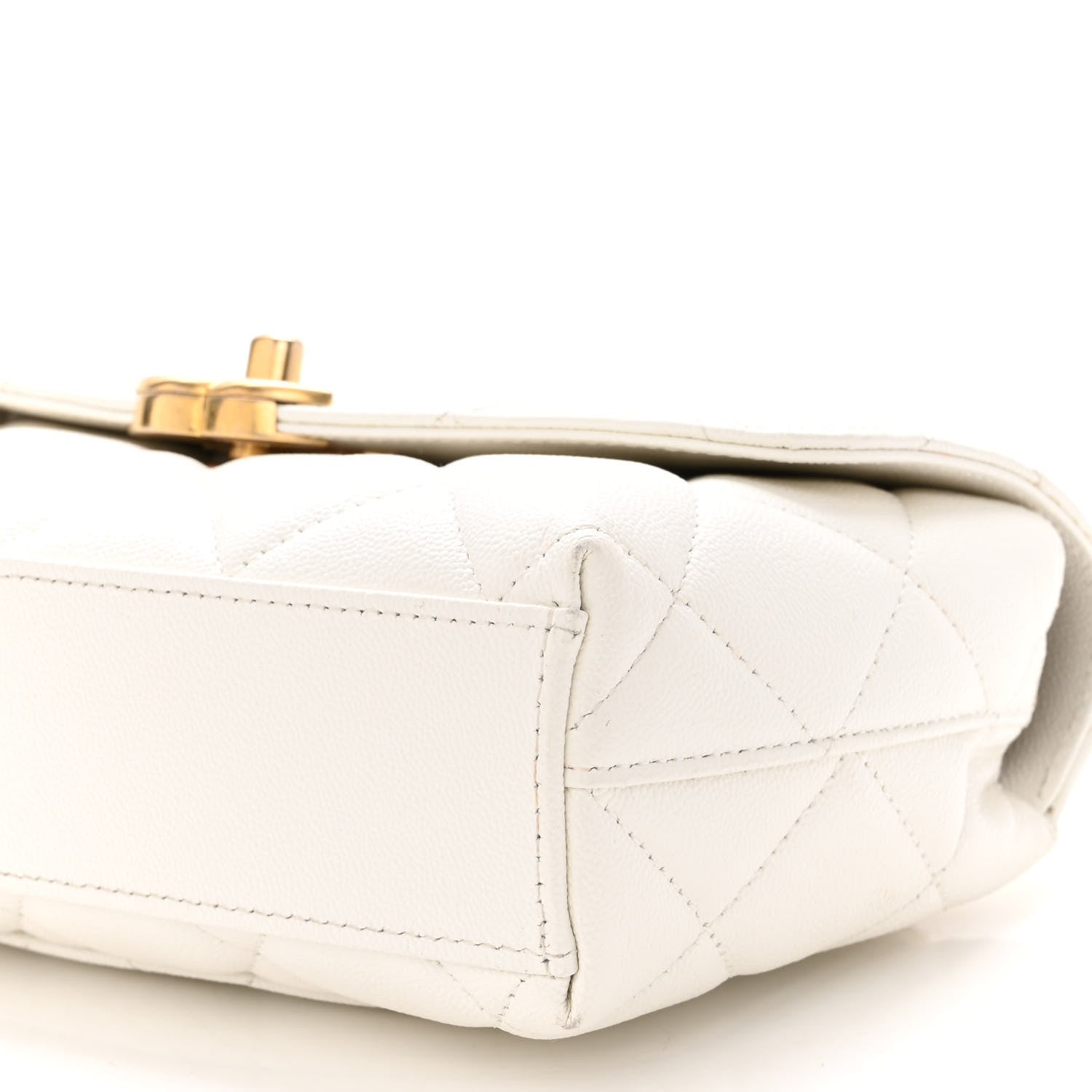 Chanel Caviar Quilted Small Flap White 9 of 11