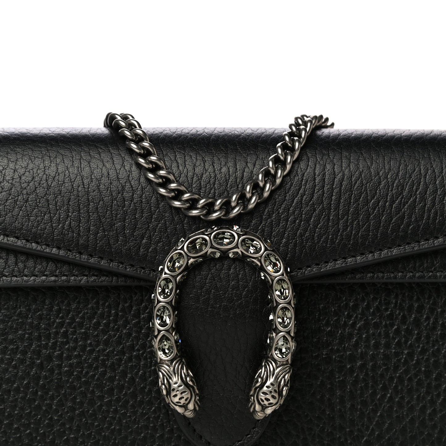 Calfskin Super Mini Dionysus Shoulder Bag Black