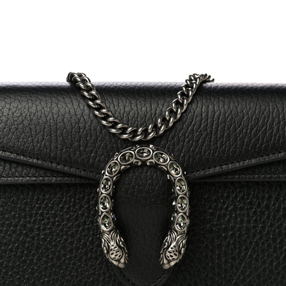 Gucci Calfskin Super Mini Dionysus Shoulder Bag Black 5 of 8