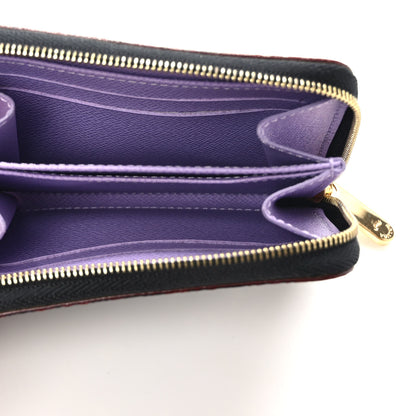 Louis Vuitton Monogram Multicolor Zippy Coin Purse Black Violet 5 of 6