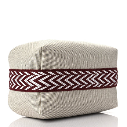 Hermes Canvas Small Bride-A-Brac Natural Rouge H 4 of 9