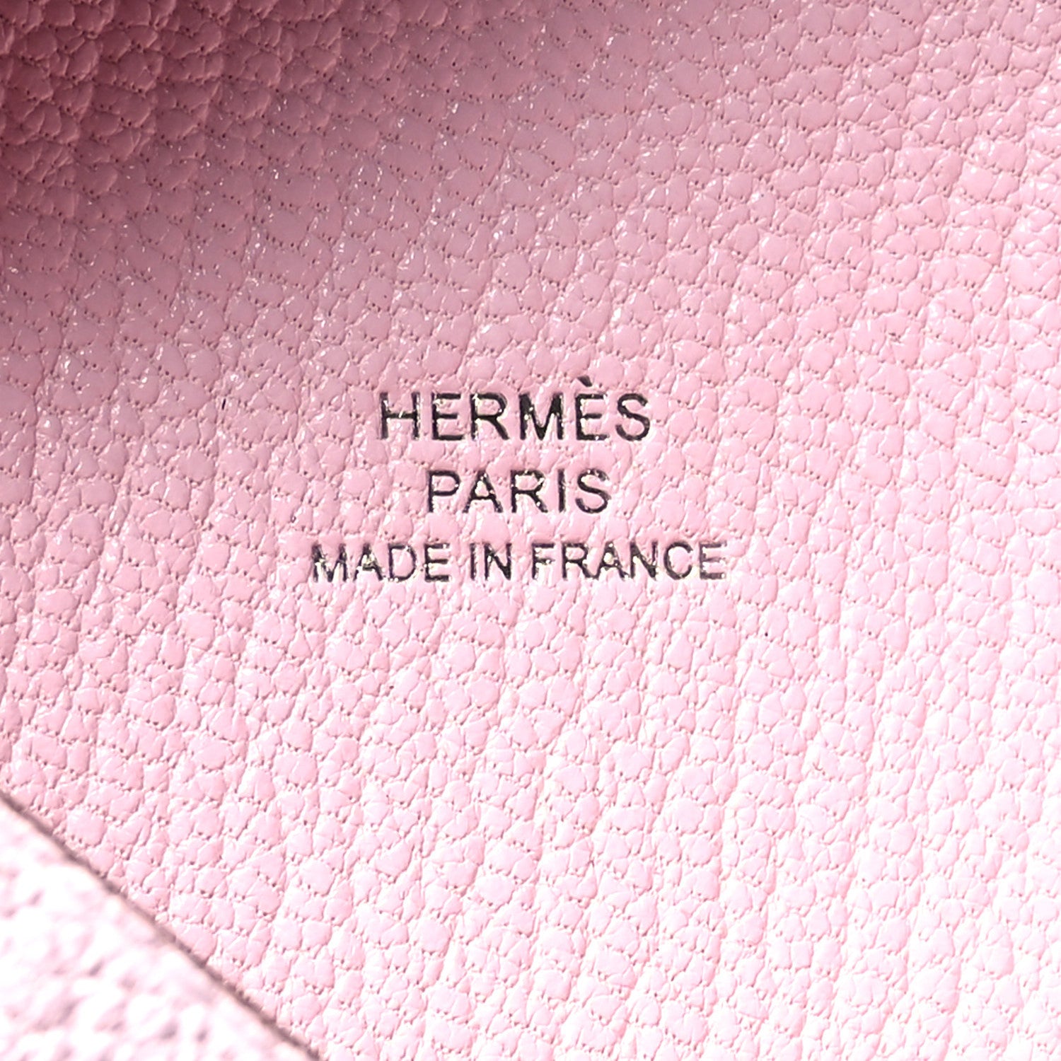 Hermes Chevre Mysore Calvi Card Case Rose Darling 6 of 7