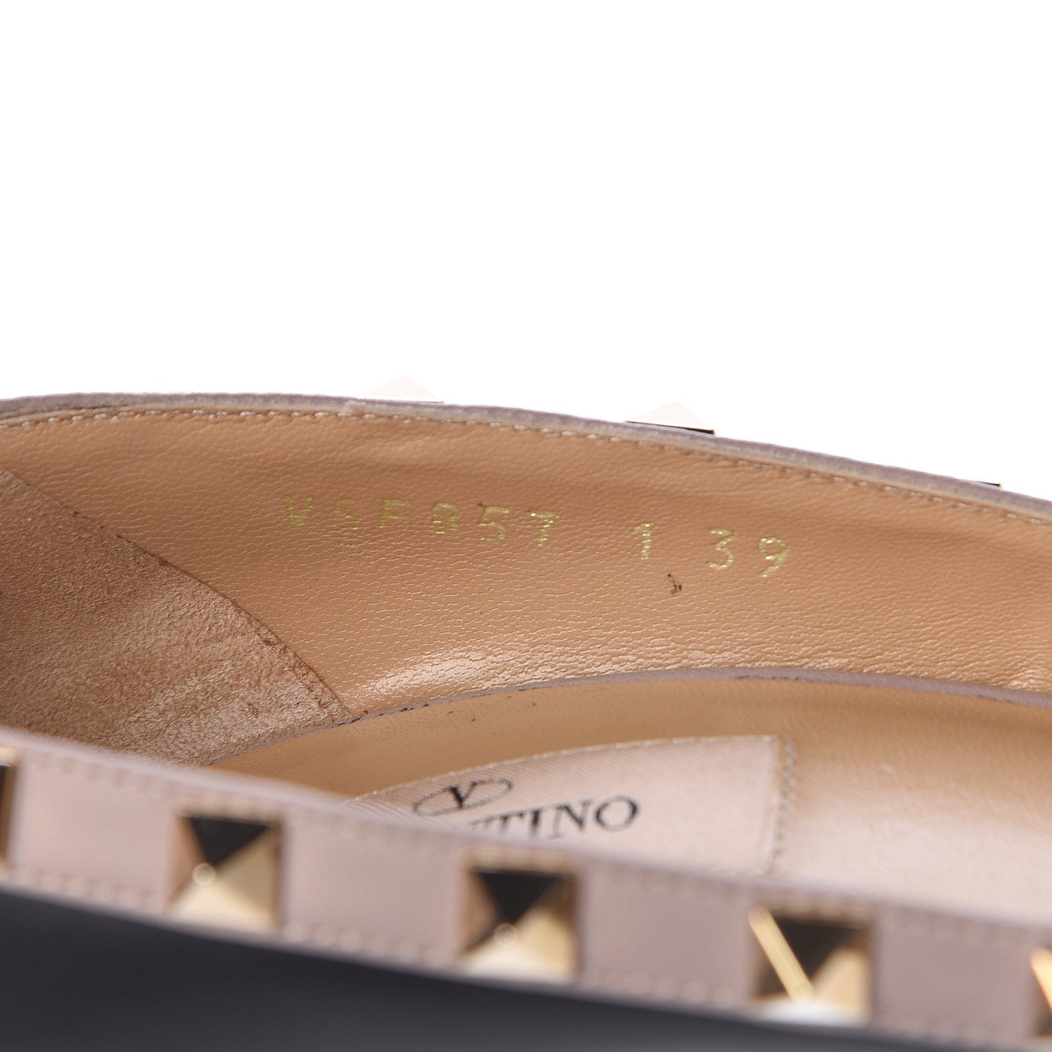 Valentino Garavani Nappa Rockstud Peep Toe Platform Pumps 39 Black Poudre 10 of 12