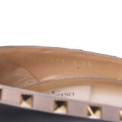 Valentino Garavani Nappa Rockstud Peep Toe Platform Pumps 39 Black Poudre 10 of 12