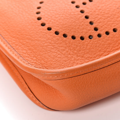 Hermes Taurillon Clemence Evelyne TPM Orange 13 of 17
