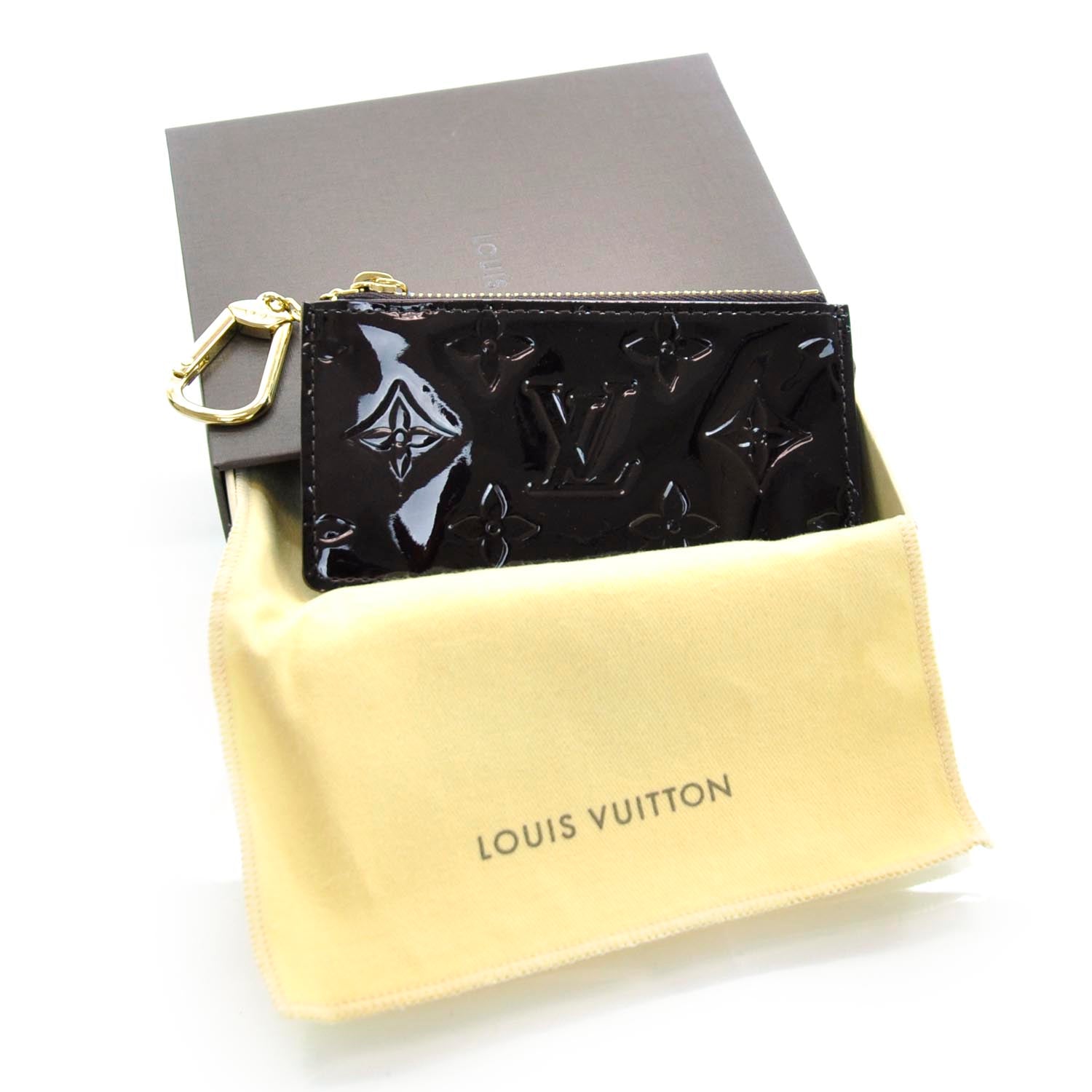 Louis Vuitton Vernis Pochette Key Pouch Amarante 5 of 5