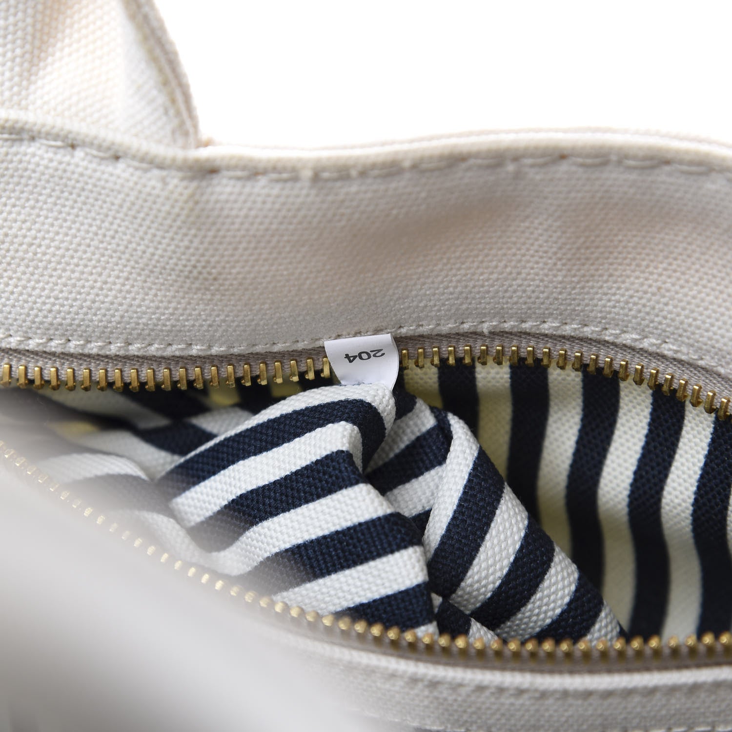 Prada Canapa Small Logo Tote Bianco Blue 8 of 10