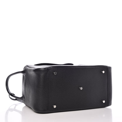 Hermes Taurillon Clemence Lindy 34 Black 4 of 8