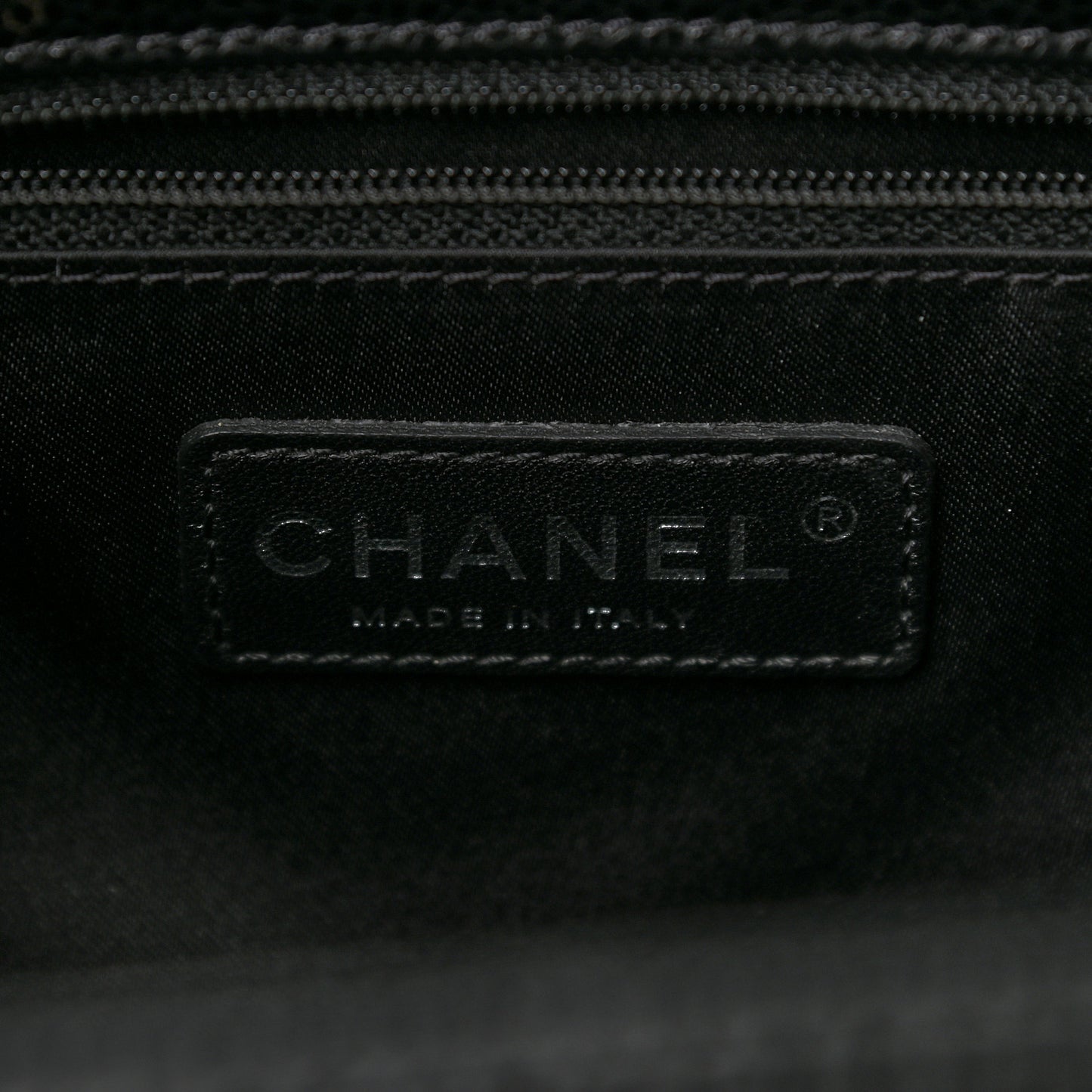 Caviar Quilted Grand Shopping Tote GST Black