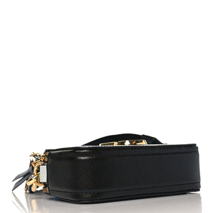Marc Jacobs Saffiano Small Snapshot Camera Bag Blue Sea 3 of 9