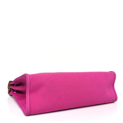 Hermes Vache Hunter Toile Herbag Zip 31 PM Magnolia Fauve 5 of 12