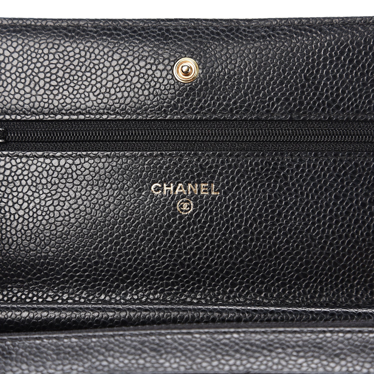 Chanel Caviar Quilted Wallet On Chain WOC Black 5 of 11