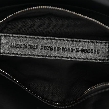 Balenciaga Thin Calfskin Small Monaco Sling Shoulder Bag Black 7 of 10